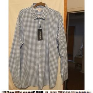 Moisture wicking wrinkle resistive Leeward fabric by Mizzen + Main SZ 3XL NWT